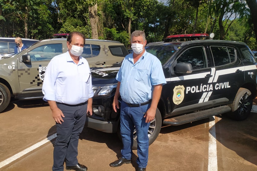 Presidente da Câmara, Márcio Lobo agradece governo por atender município com viatura para policia civil