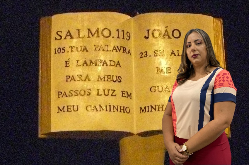 Vereadora Regiane Pecini, solicita construção do monumento da Bíblia Sagrada na entrada da cidade