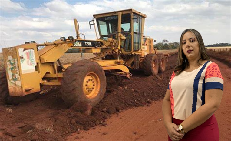 Vereadora Regiane Pecini solicita patrolamento  e nivelamento nas ITAs 10 e 90